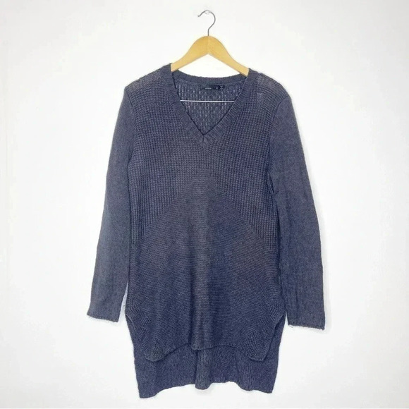 Prana Gray Tunic Sweater Gray Size Medium - Picture 2 of 7